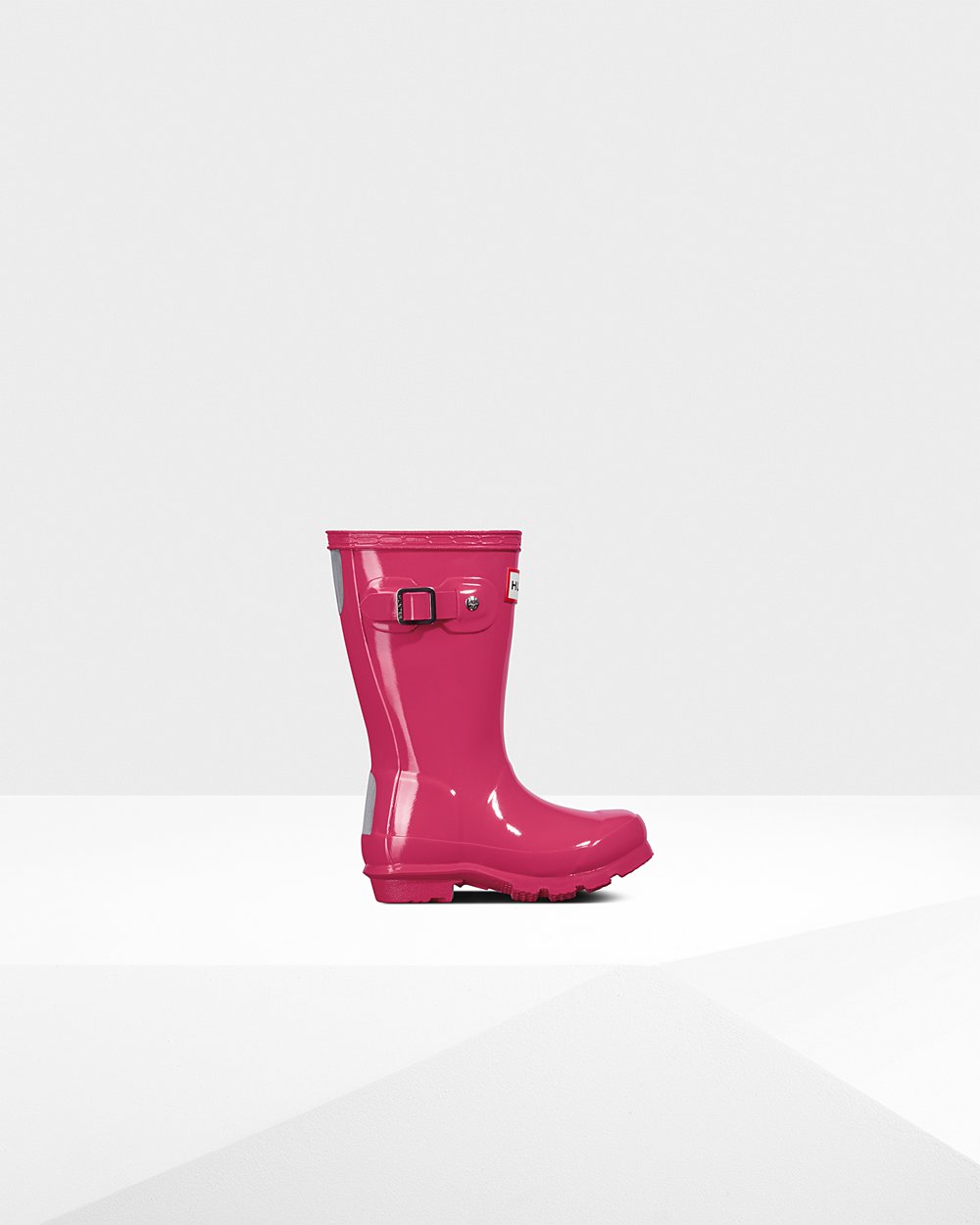 Hunter Original Little Gloss Rain Boots - Outlet Kids Light Pink - NGBECO457